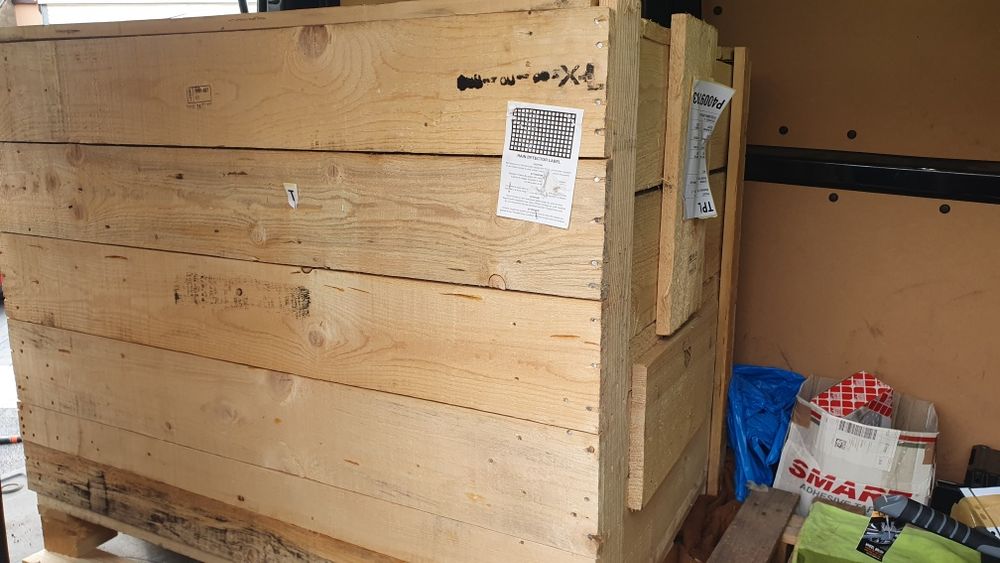 Skrzynia drewniana 120x80