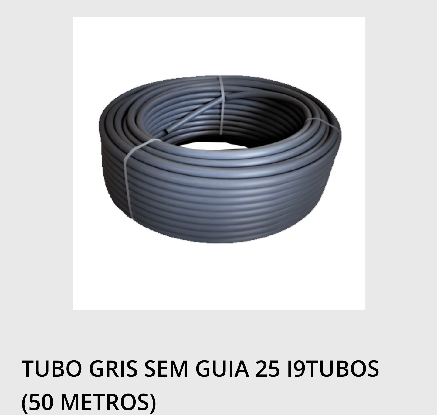 Tubo Isogrix 25mm 50 metros