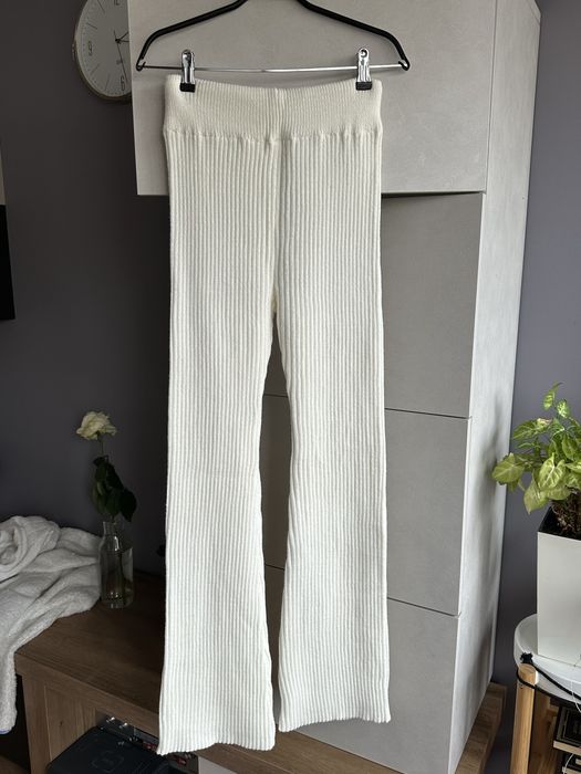 Трикотажні білі штани