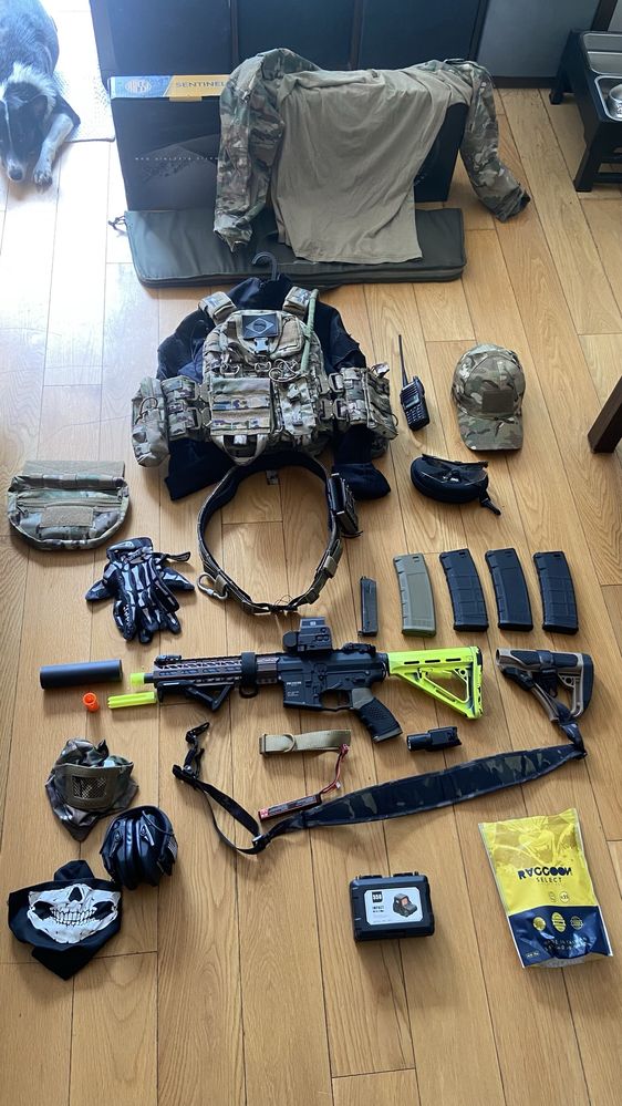 Kit completo airsoft