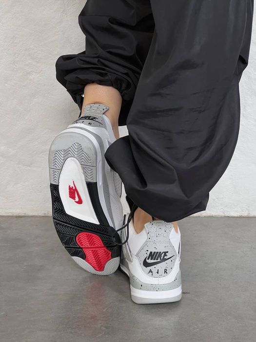 Buty Nike Air Jordan Retro 4 White Cement 36-45 unisex trampki