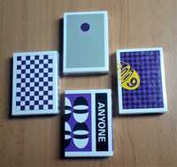 Baralho de Cartas Anyon Purple Dot, Purple Checkerboard, Houndstooth