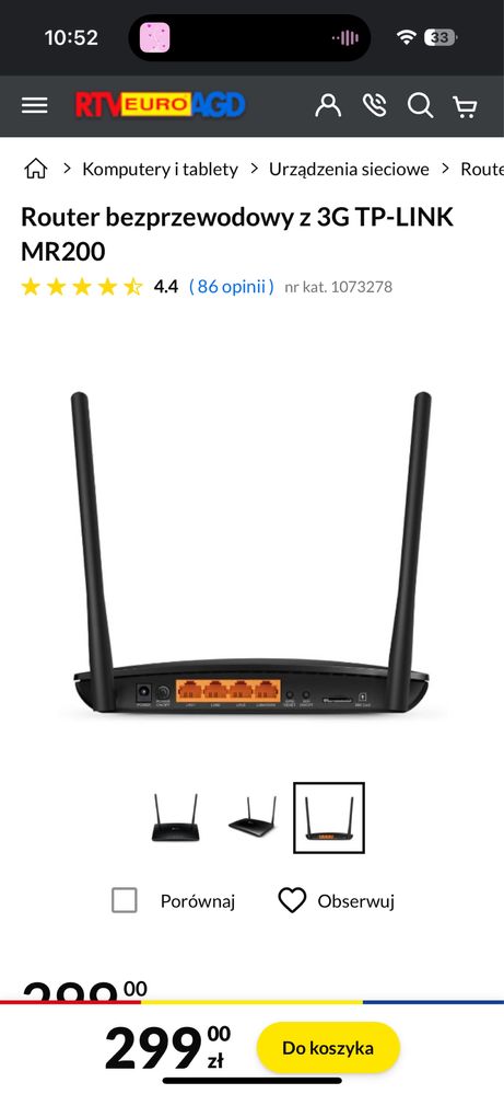 Router TP link AC750