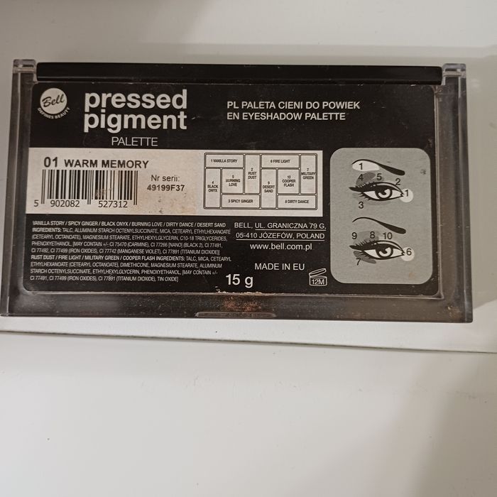 Paleta cieni bell professional