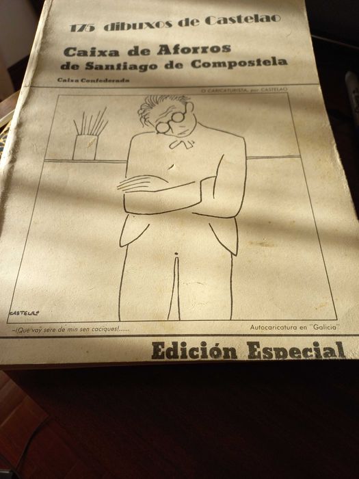 Livro do caricaturista espanhol Castelao - 1ª edição (1976)