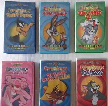 56 Filmes VHS originais de desenhos animados Disney