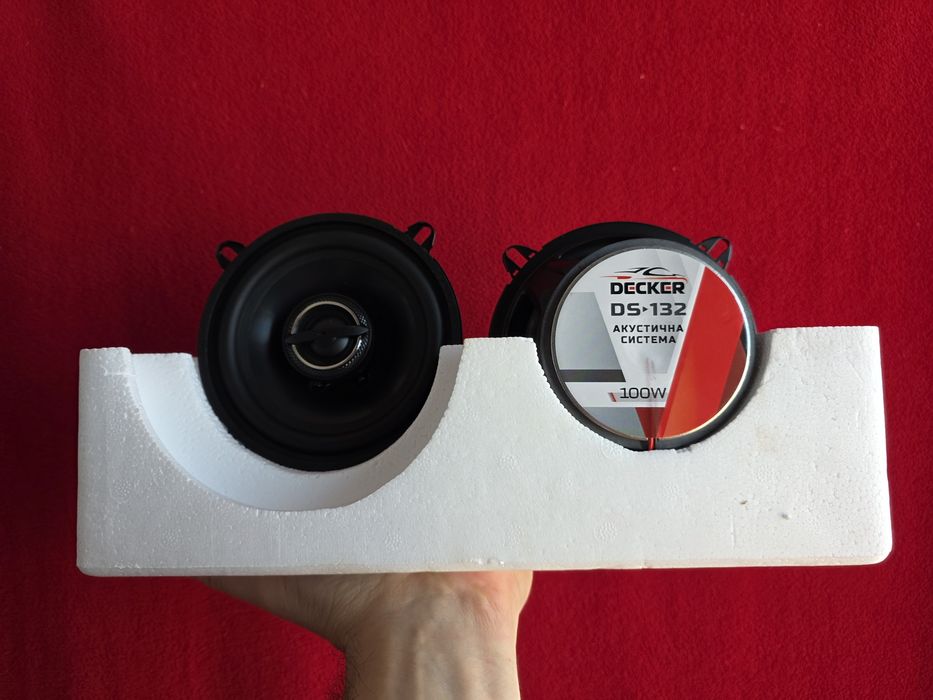 Колонки в машину Decker DS-132 100Вт 4ом авто акустика динамики 13 см