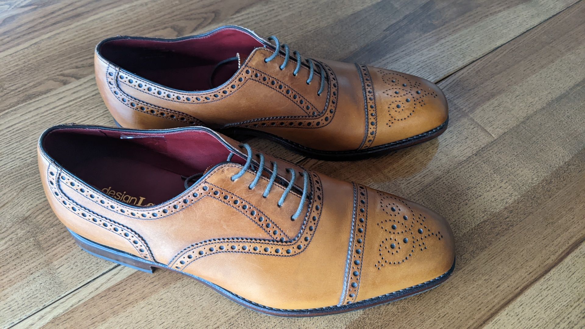 Туфли Loake броги оксфорд