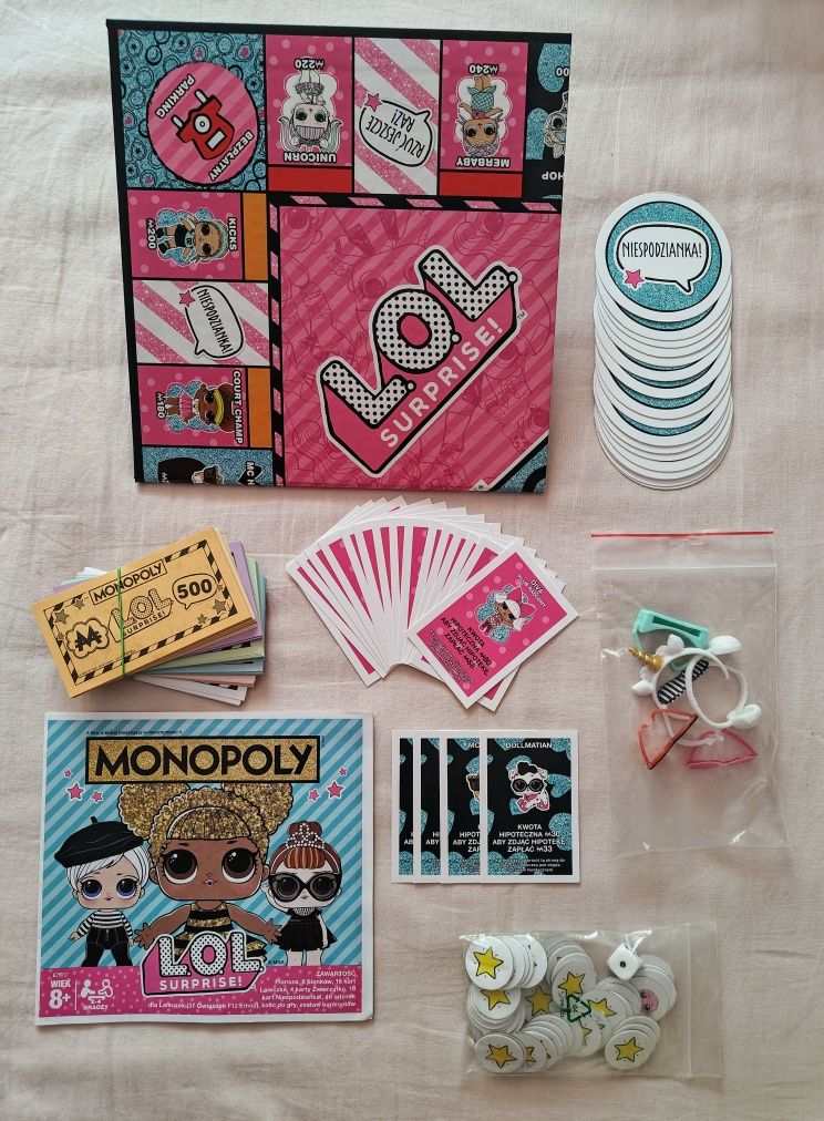 Monopoly LOL Surprise gra planszowa