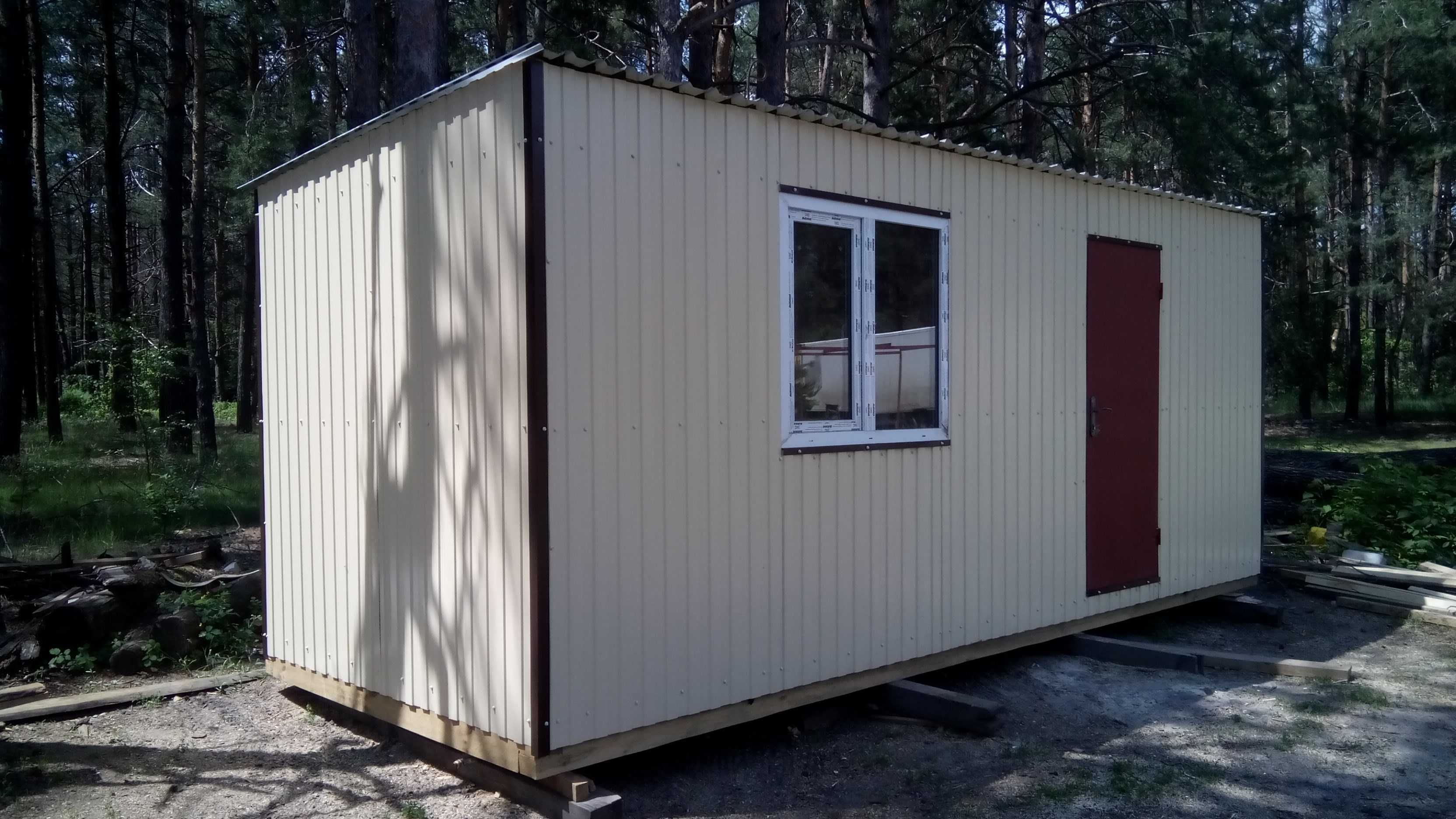 Бытовка дачна, вагончик садовый, Побутівка битовка