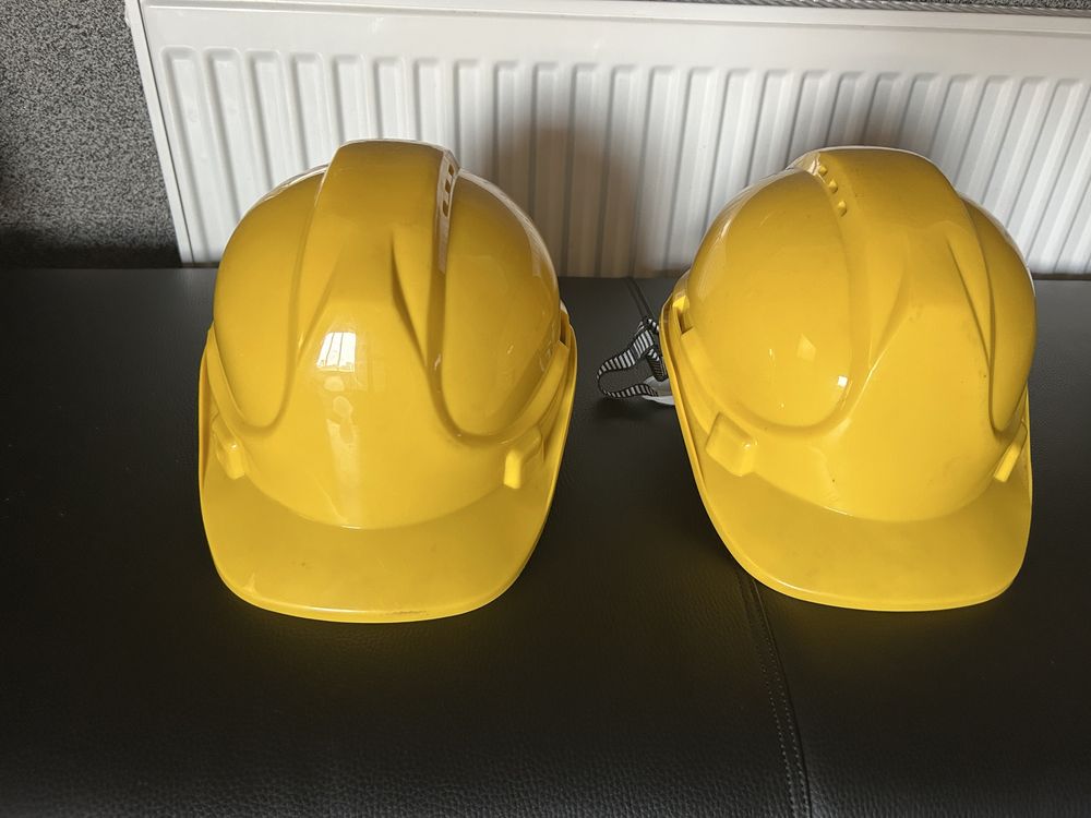 Kask ochronny bhp żółty