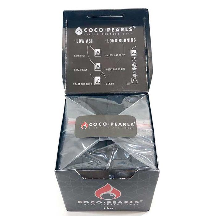 COCO PEARLS | Węgiel do Fajki Wodnej Shisha 1,5kg 26mm BOX