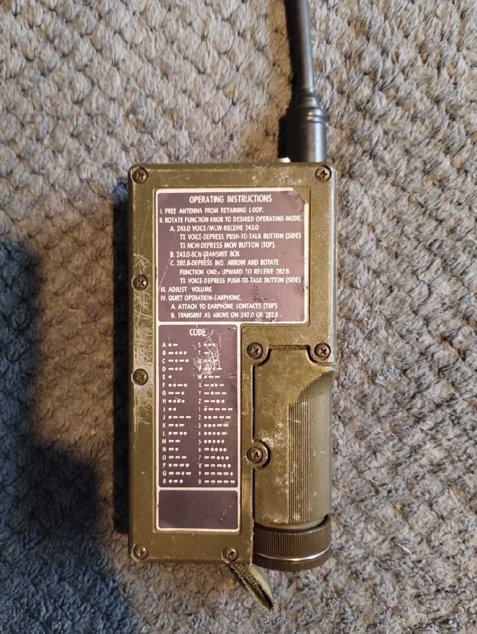 Radio PRC-90 US Army