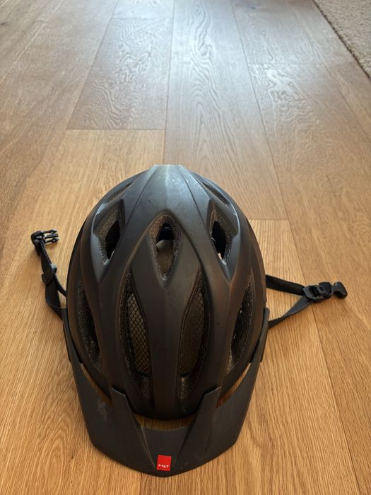 Kask rowerowy met crossover L czarny mat