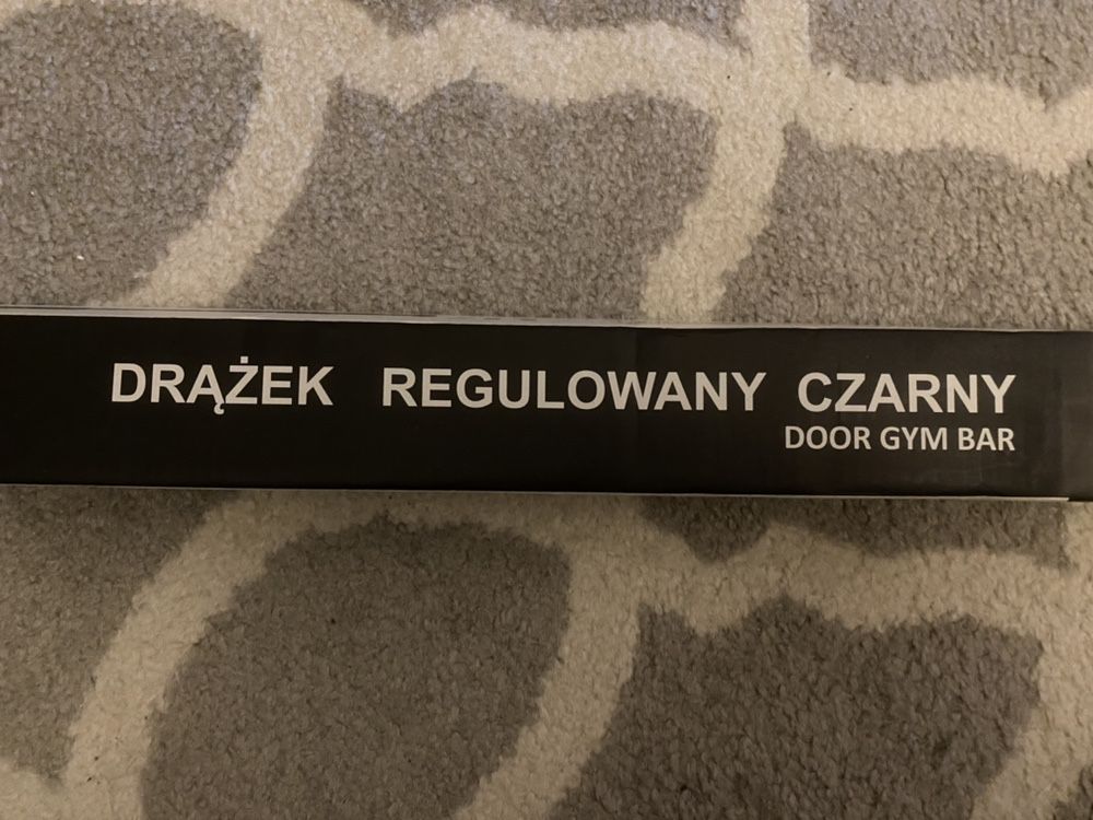 Drążek regulowany czarny