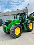 John Deere 6155M  John Deere 6155M, 2017r, 2800mtg, TLS, miękka kabina,155KM, pneumatyka