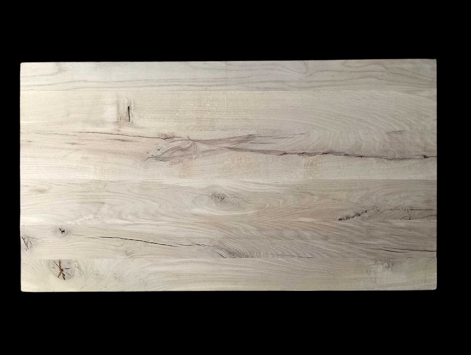 Blat surowy Dąb Rustic, klejonka dębowa 100 x 55 x 4 cm