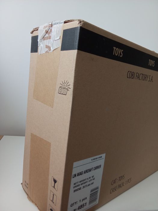 Cobi 4851 Lotniskowiec AKAGI. Fabrycznie nowy zestaw kolcków.