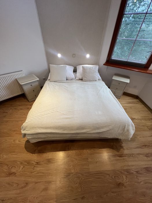 Futerko białą kremowe do przykrycia narzuta Kocyk 170/200 cm