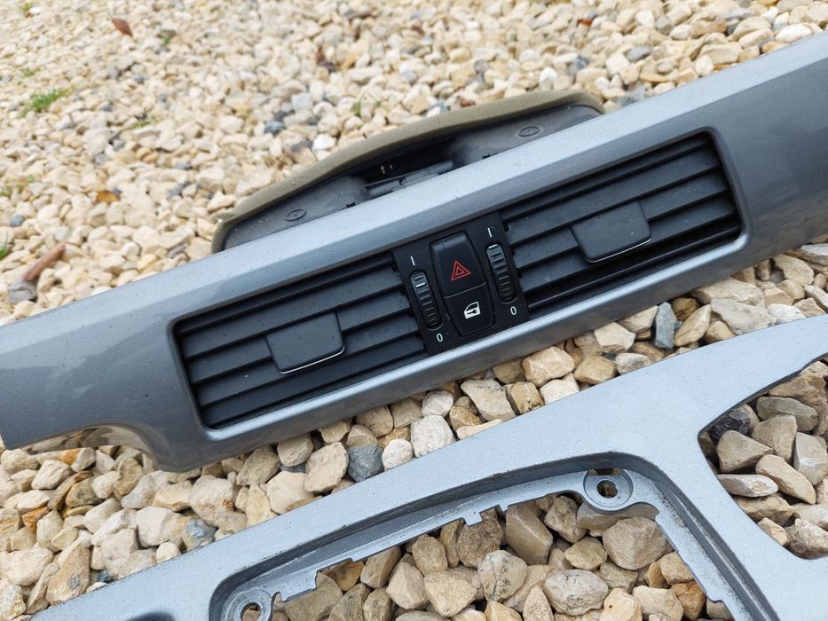 Dekory Wnętrza BMW E60 E61 LCI CIC Komplet Srebrny połysk