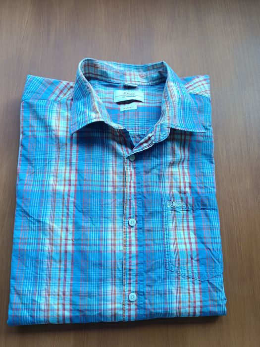 Koszula męska w kratkę