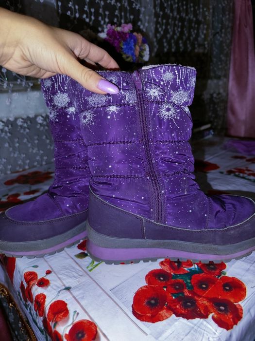 Термо сапожкі для дівчинки 34р.