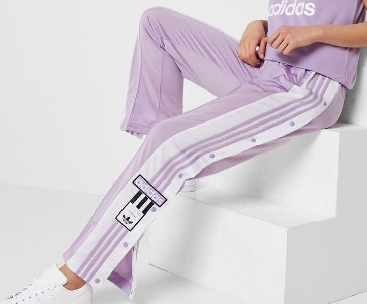 Adidas z rozpinaną nogawką ADIBREAK PANT , DV2556 FIOLET, fiołkowy