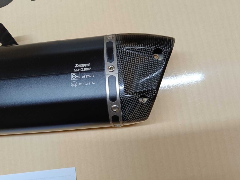 Ponteira Akrapovic Yamaha Tenere 700 Black Color