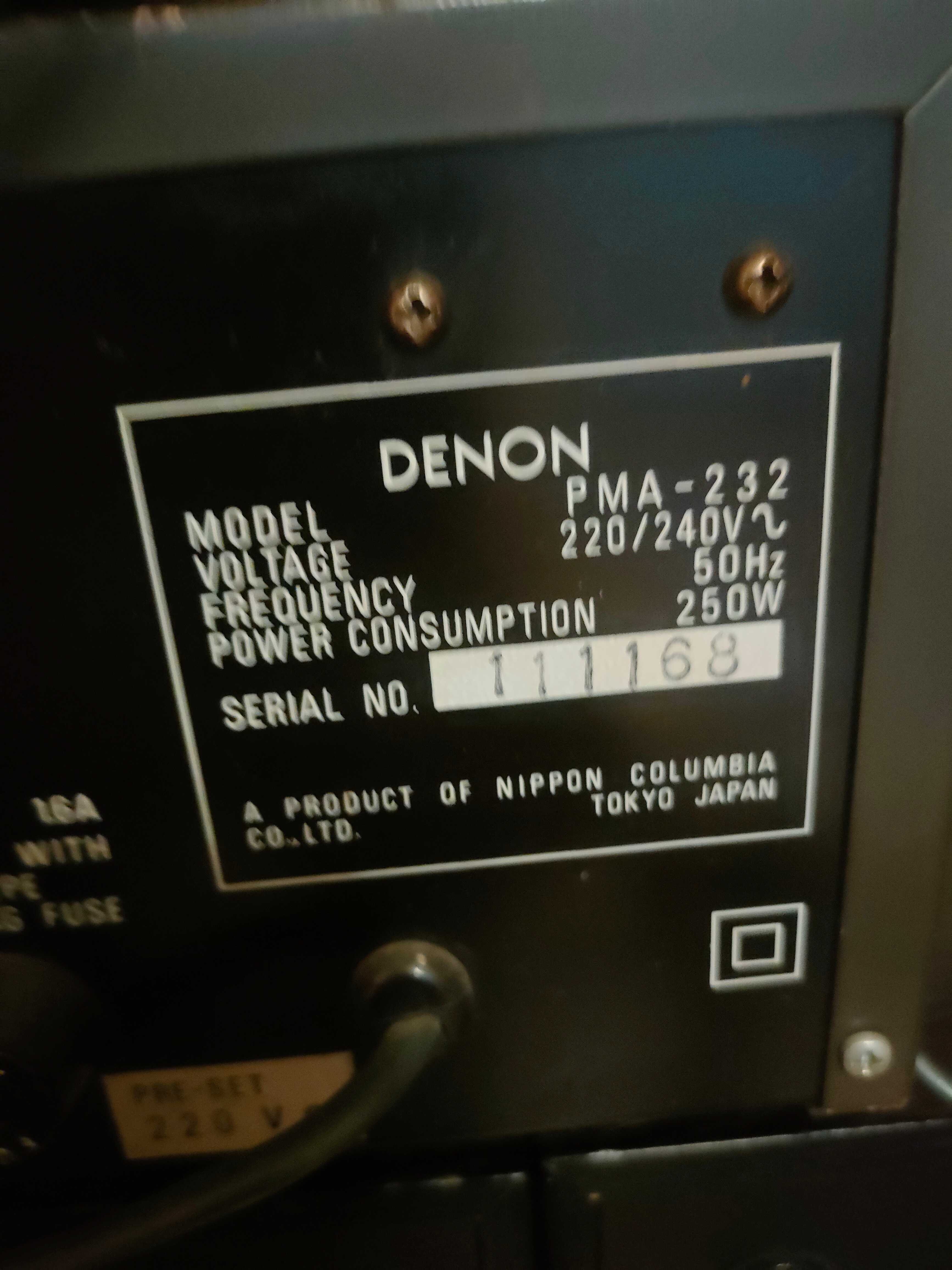 Wzmacniacz Denon PMA 233 Tuner Denon TU 332