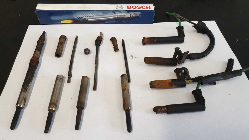 Wykręcanie urwanych świec żarowych i zapieczonych wtryskiwaczy