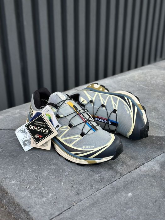 Salomon XT-6 Adv Dover Blue Beige Gore-Tex , Саломон хт6 гортекс