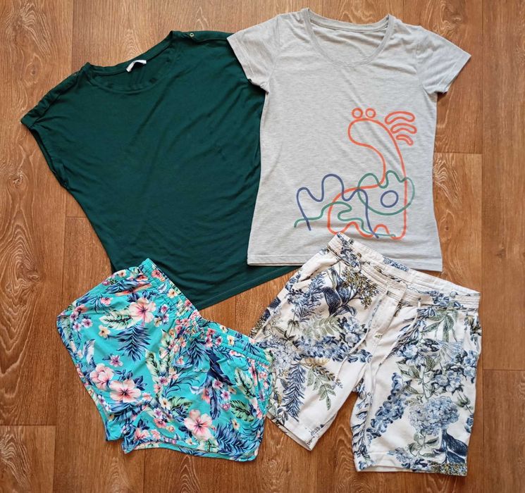 Футболки жіночі 2 шт Шорти жіночі 2 шт. Розмір S/М-36/38. Ціна за 1 шт
