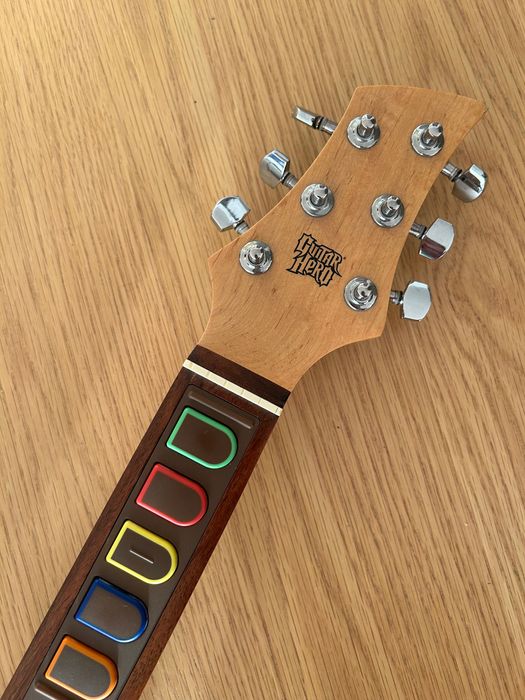Guitar Hero drewniana gitara PlayStation Logitech
