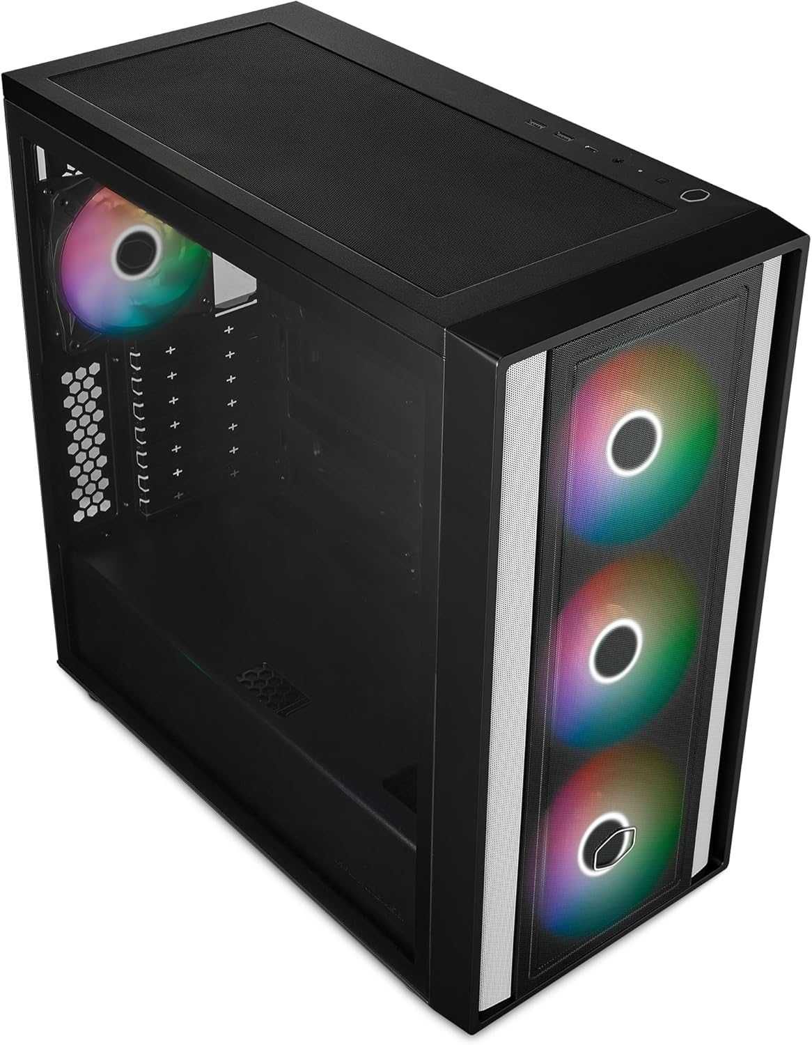 Корпус ПК Cooler Master MasterBox 600 MB600 чорний 4 aRGB кулера