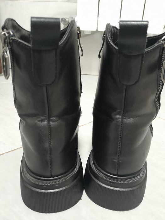 Зимові черевики, натуральна шкіра