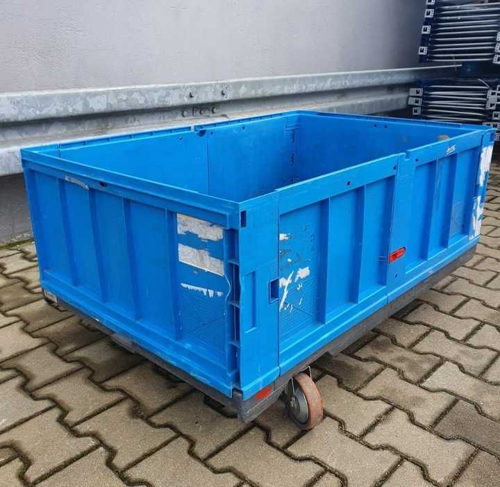 Wózek magazynowy na kółkach / skrzynia / kosz magazynowy / euro paleta
