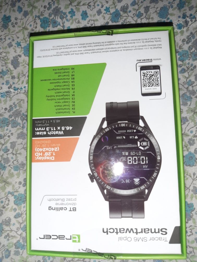 Nowy Smartwatch Tracer SM6 Opal
