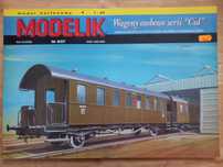 Model Kartonowy Modelik 8/07 Wagony osobowe serii Cid
