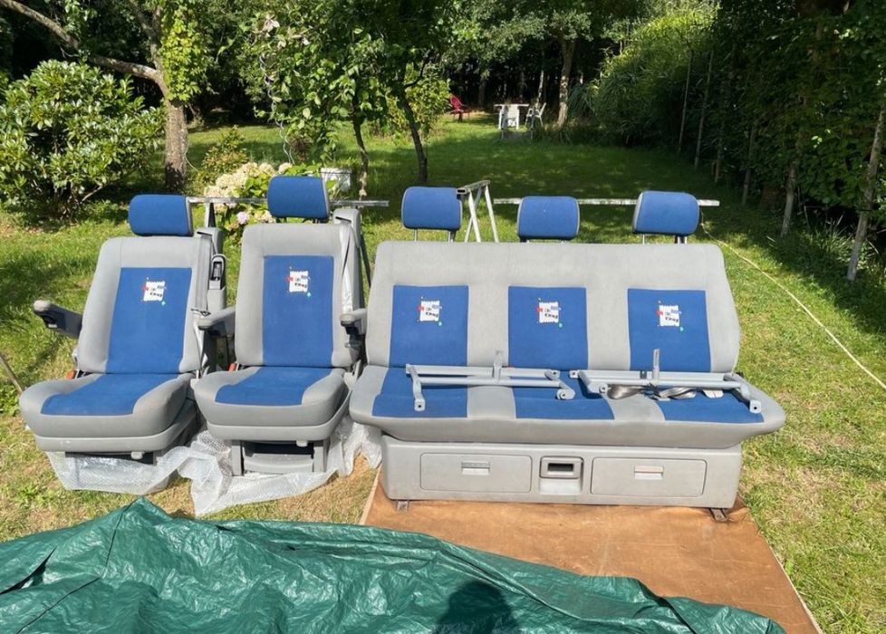 Kanapa Atlantis Multivan VW T4 łóżko materac stelaż