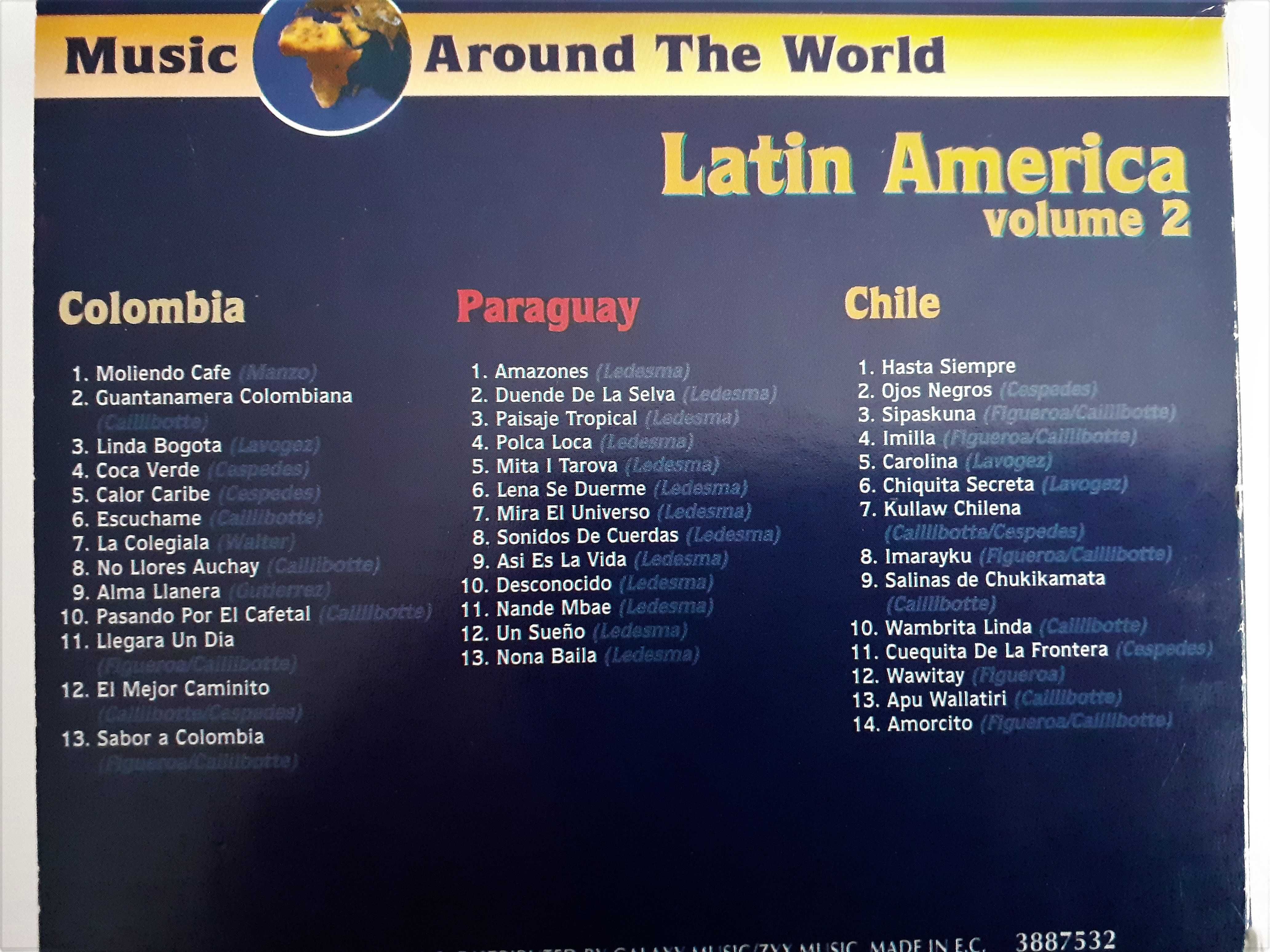 Latin America volume 2 - Music Around The World - 3 CD