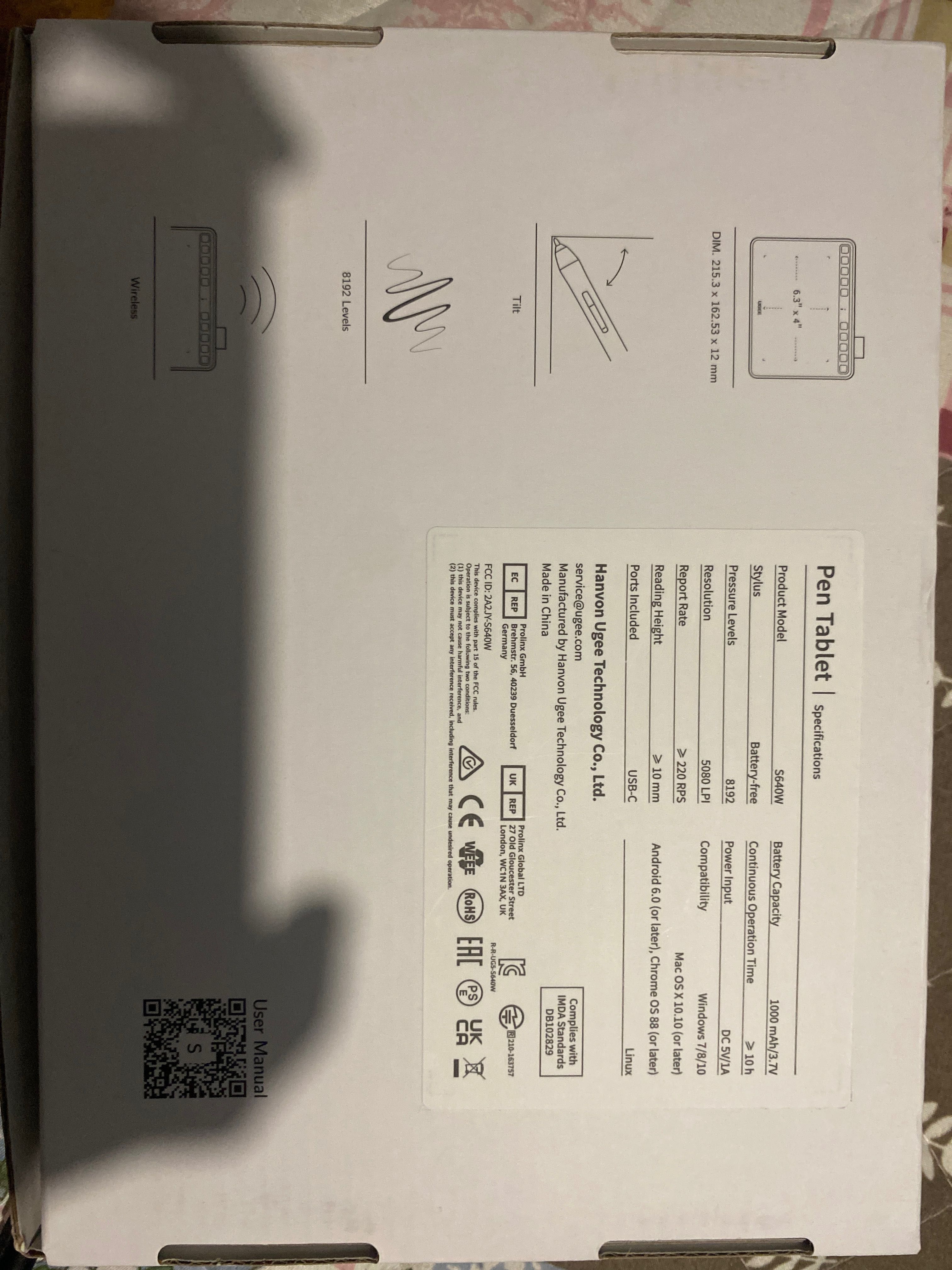 Tablet desenho UGEE
