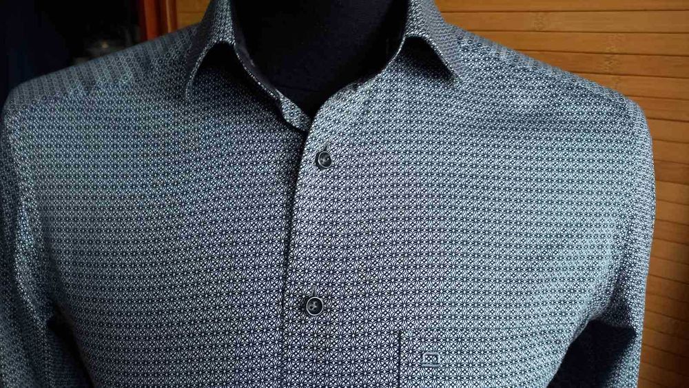мужская рубашка OLYMP LUXOR 40/15 3/4 modern fit