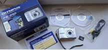 Цифрова камера Olympus FE-210 Silver з картою пам'яті xD-Picture 1GB