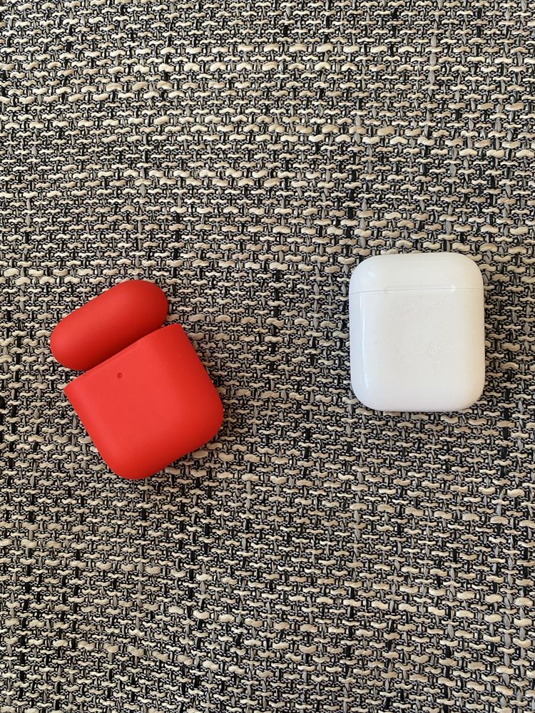 Apple AirPods 1 оригінал з зарядним кейсом + чохол