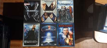 Xmen 1, 2 e 3, eu robot, encontros imediatos de 3 grau e blade runner