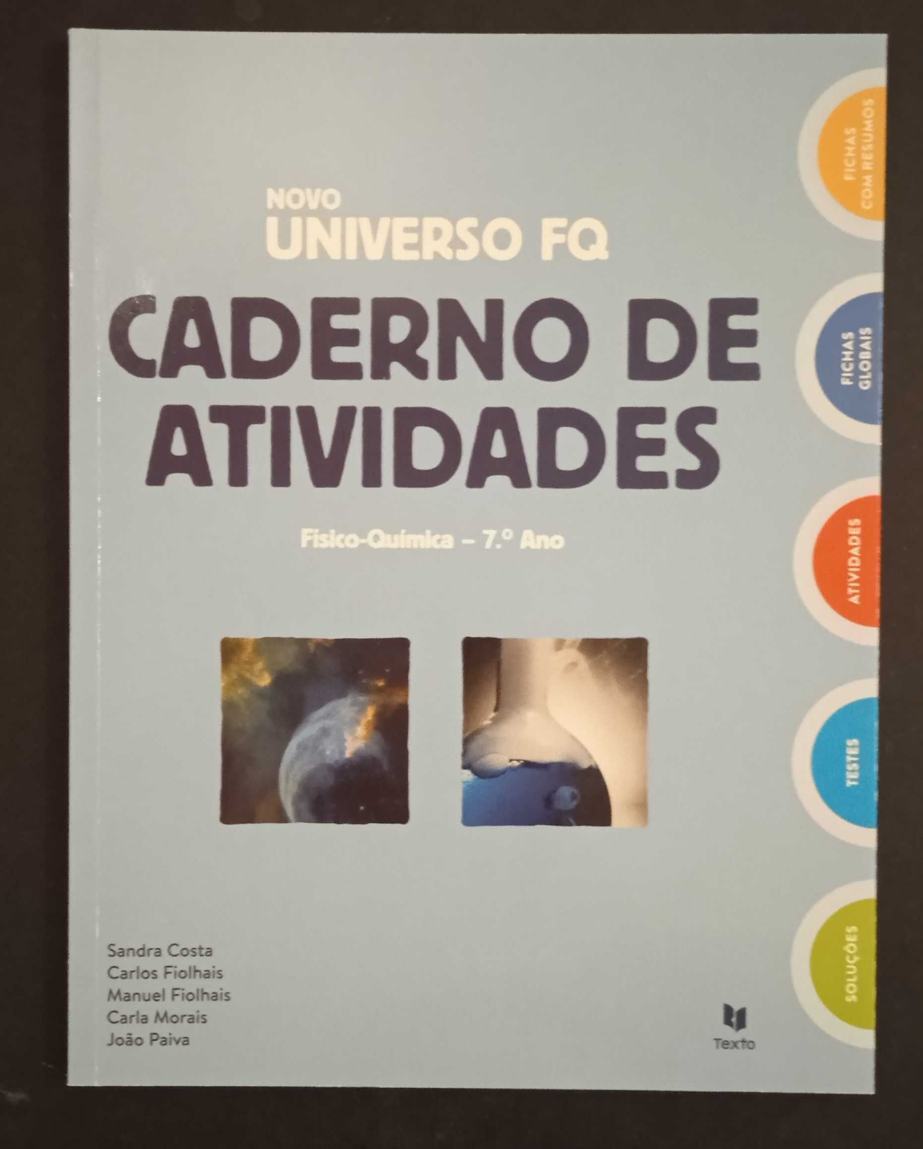 Lote de livros de fichas de 7º ano novos