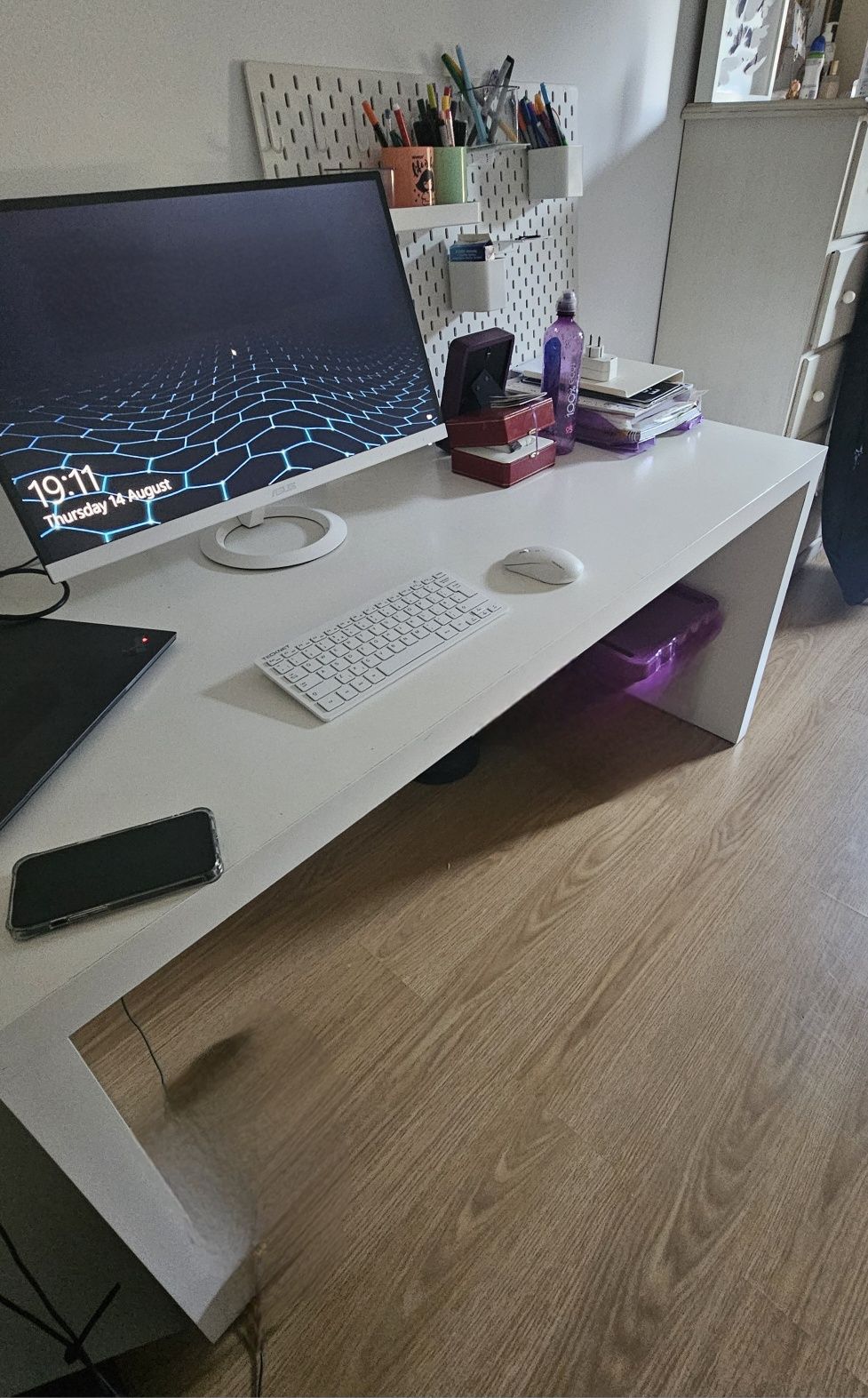 Secretaria MALM extraível 150x65