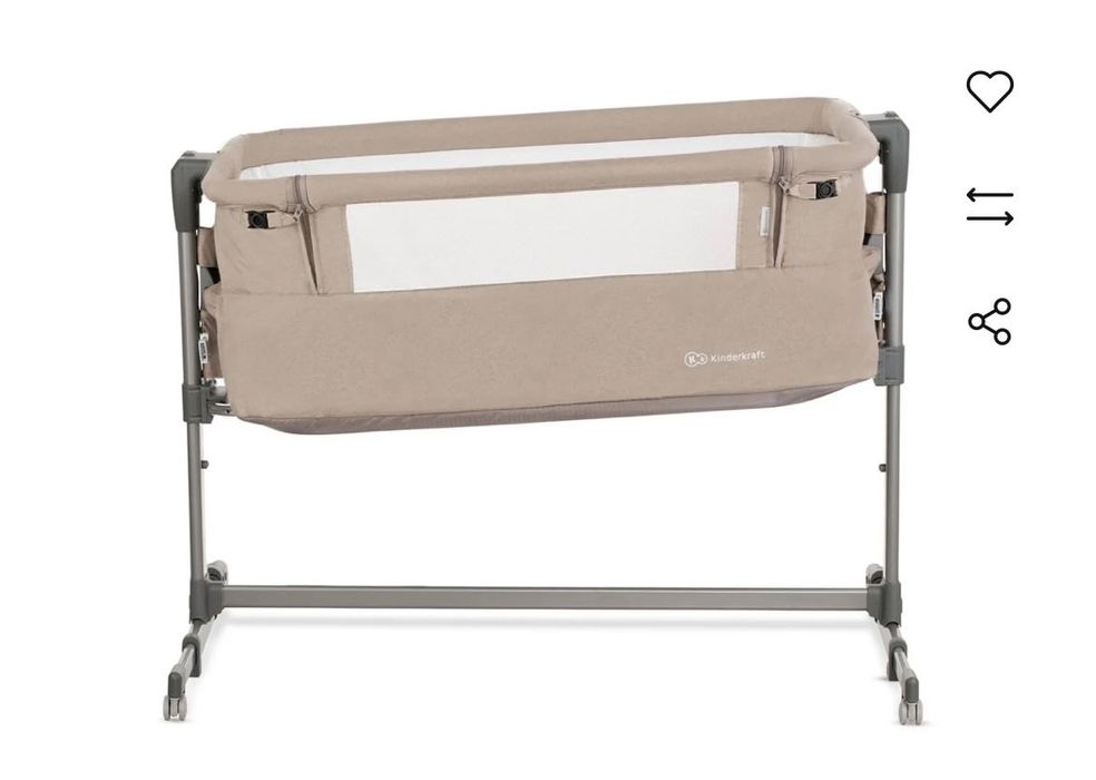 Berço KINDERKRAFT Neste Up Bege c/ regulador de altura dual