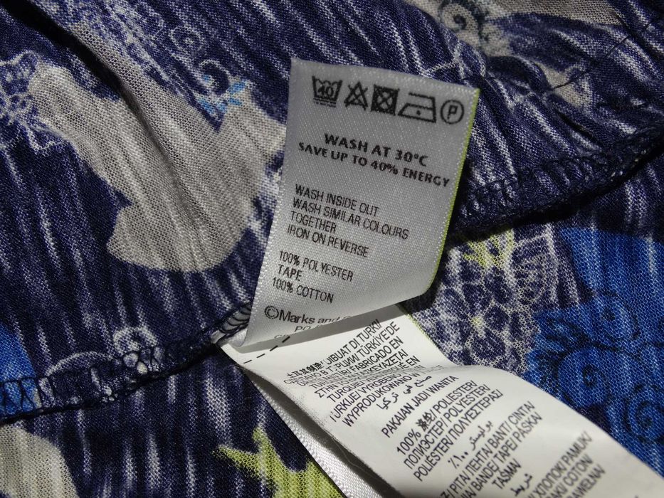 _M&S_Fajna modna kolorowa bluzka do pracy _R.44/46_