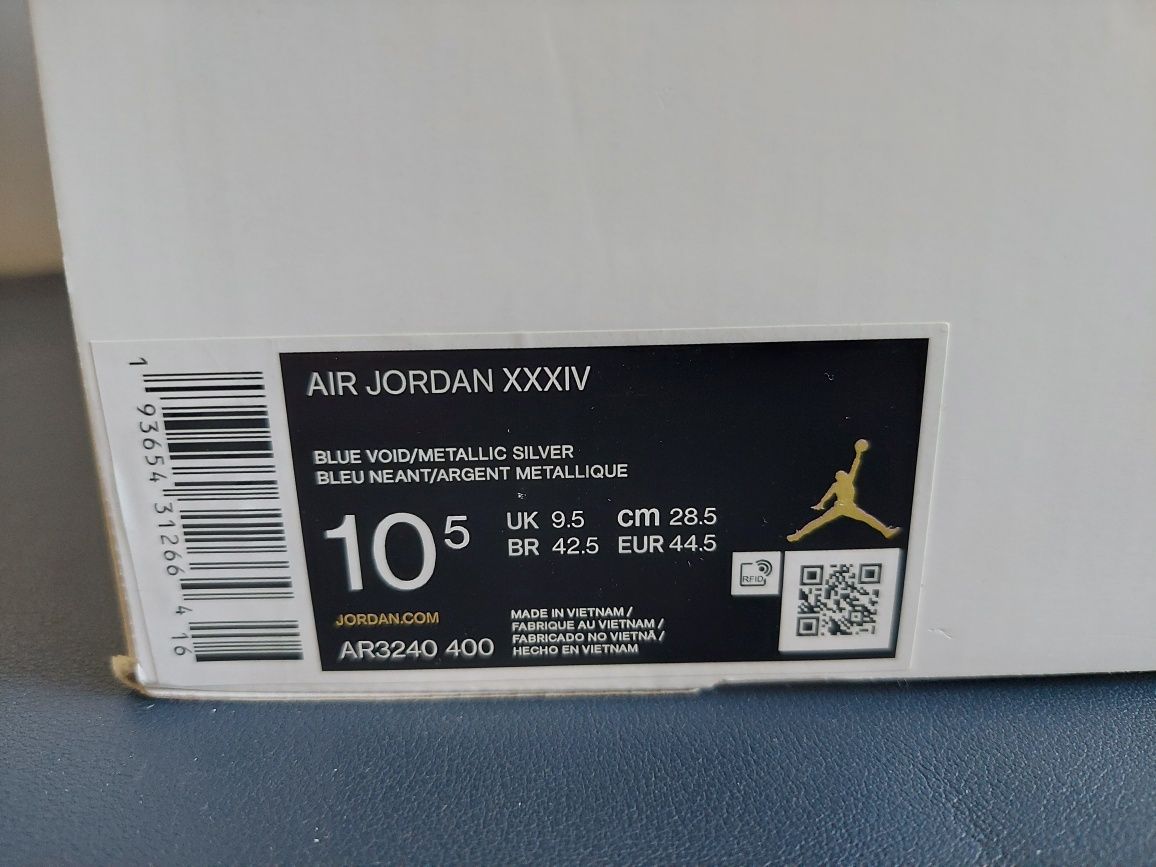 Air Jordan XXX4 "Blue Void" Rozmiar US 10.5 (44.5)